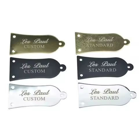 KAISH Metal 3 Hole Guitar Truss Rod Cover CUSTOM or STANDARD Print Iron Guitar Truss Rod Cover for E