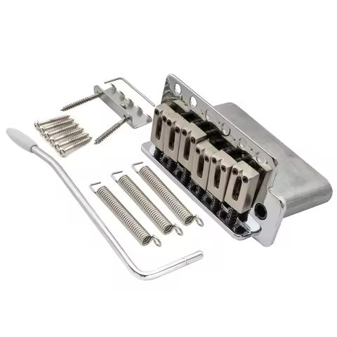 Wilkinson M Series 52.5mm String Spacing 6-Screw Modern Style Saddle Guitar Tremolo Bridge with 36mm