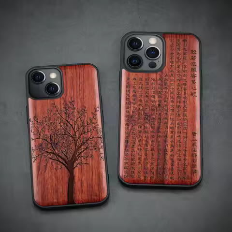 Phone Case For iPhone 13 Pro Max iPhone 13 mini Original Wood Case For iPhone 13 12 11 Pro Max Phone