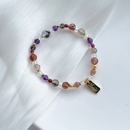 【紫微手鍊- 紫微星】黑金超 閃靈鑽 水晶手鍊 / 贈水晶碎石 /