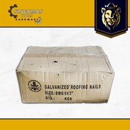 KEKEII/ Zinc Nails 3" Galvanized Threaded Asbestos Nails - Roofing Nails
