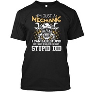 Im A Mechanic I Cant Fix Stupid Im Just Cant But T-Shirt New Hot Selling Men's Clothing Featured