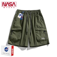 NASA WTAPS Flagship Store Overalls Shorts Men Summer Thin Style Japanese Style Street Wear Loose Cas