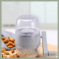 ( S U Z B )1 Piece Kitchen Household Grinder Multi-Functional Hand-Cranked Nut Grinder Grey