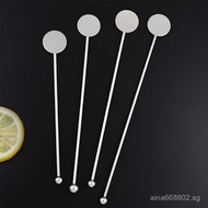 Stainless steel mixing stick Milk tea mixing stick Cocktail Cocktail Shaker Bar Utensils P42V