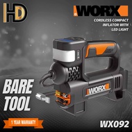 WORX 20V WX092 Cordless Inflator / WORX Compact Duty Cordless Air Pump Machine / Battery Air Pump Ma