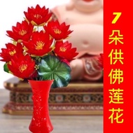 Artificial Flowers Artificial Flowers for Buddha Lotus Lotus Guanyin Bouquet Set Blessing Temple Liv