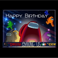 Among Us Poster | Among us Banner | Happy Birthday Poster