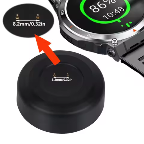 Universal 1200mAh 8.2mm Pin Magnetic Wireless Charger for Smart Watch Accessories Portable Charging 