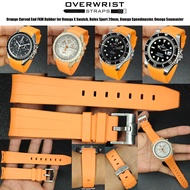 สายนาฬิกาแบบยางรุ่น Curved End FKM Rubber for Omega X Swatch Rolex Sport 20mm Omega Speedmaster Omeg