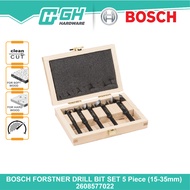 [ GH HARDWARE ] BOSCH 5 Piece Forstner Wood Drill Bit Set 15 - 35 mm / 35mm / 38mm - 2608577022 / 2608577016 / 260857701
