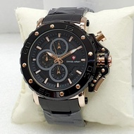 [ ORIGINAL 100% ] Jam Tangan Pria SWISS ARMY Crono Aktif Terlaris dan Terbaru Jam Tangan Anti Air SA
