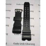 HITAM Plain Black Rubber Strap or Strap for D-Ziner DZ-9118 DZ9118 DZ 9118 Watches