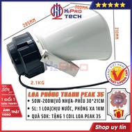 Loa Nén 50W Loa Phóng Thanh PEAK-35 Cao Cấp Chính Hãng Vành Nhựa Chữ Nhật 30x21Cm-Chịu Nước-Tặng 1 C