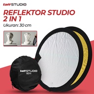 CAHAYA G038 Taffstudio 2in1 Foldable Portable 30cm Go11 Or-i Photography Studio Light Reflector