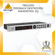 BEHRINGER FEEDBACK DESTROYER FBQ1000 Automatic and Ultra-Fast Feedback Destroyer/Parametric EQ with 