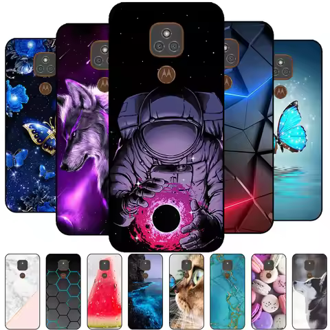 For Moto E7 Plus Case Silicon Back Cover Phone Case For Motorola Moto E7 Plus Cases Soft bumper for 