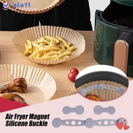 ELO Air Fryer Magnetic Silicone Buckle, Fixation Device Non-Scratch Design Oven Liner,  High Tempera