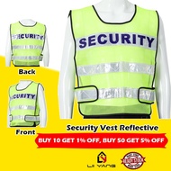 Vest Security Baju Security Guard Jacket Security Uniform Safety Vest Sekuriti Keselamatan Reflectiv
