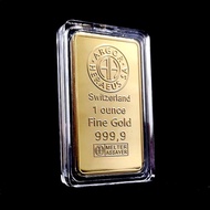 Switzerland Gold Bar Suisse 1 Ounce Gold Bullion High Quality Gold Bullion Business Gift Collectible