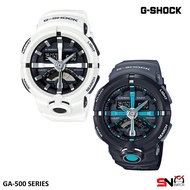 Casio G-Shock GA-500 GA-500P Series Standard Analog Digital Resin Band Men Sports Watch Jam Tangan L