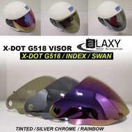 X-DOT G518 VISOR-INDEX/SWAN/G518