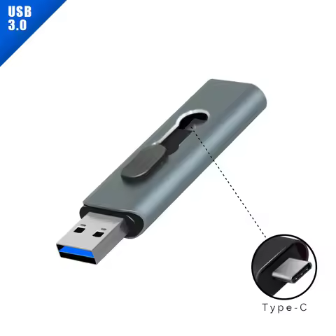 Pendrive 2 in 1 USB Flash Drive OTG 32GB Pen Drive 3.0 Cle Usb Flash Drive 64GB 128GB For Android/Ta