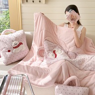 Can Open Tickets 2025 Milk Fleece Scarf Puppy Multifunctional Pillow Quilt IO73