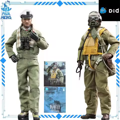 Spot DID Original Army Air Force Pilot Captain Rafe XA80032, Captain Heinrich Lehmann XD80026, 1/12 