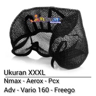 Sarung Cover Jaring Jok Motor Anti Panas Dan Cakaran Kucing XXXL Nmax Aerox Vario 160 Freego Spacy X