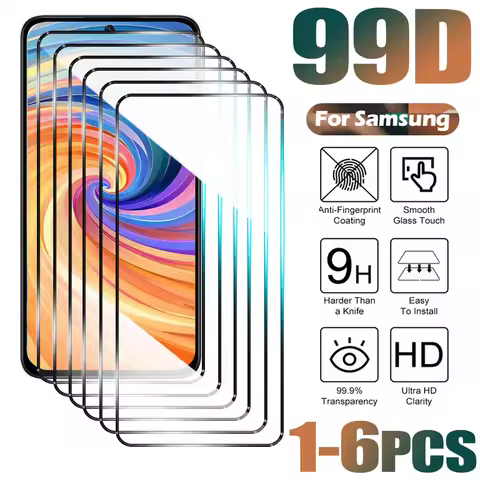 1-6PCS Tempered Glass for Huawei Honor X6 X7A X8 5G X9 X10 5G X20 X30 10X Honor 10 20 30 Lite Full C