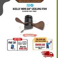 [ORGINAL NSB]NSB FAN KELLY 22 INCHES MINI CEILING FAN DC MOTOR 3 ABS BLADE CEILING FAN