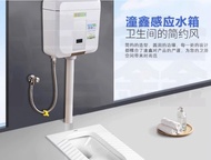 ✅Ready Stock✅Fully Automatic Sensor Water Tank Smart Flush Toilet Beach Side Tandas Potty Squatting