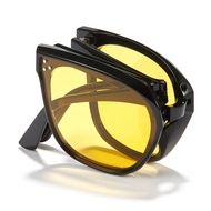 Cyxus Polarized Foldable Sunglasses for Women Men Folding Sun Glasses TR90 Frame Eyeglasses 1037