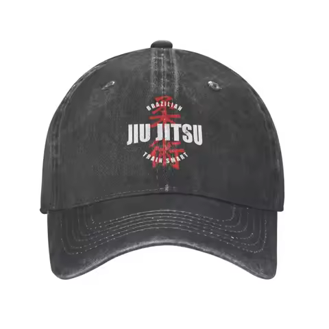 Classic Cotton Jiu Jitsu Baseball Cap for Men Women Personalized Adjustable Unisex Brazilian Jiu-Jit