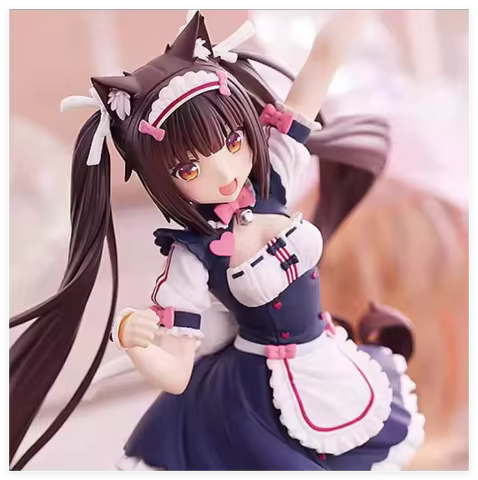 Nekopara Chocola Vanilla KO Figurine Cute Character Models Desktop Ornaments Trendy Toys Kawaii Gara