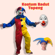 kostum badut topeng lucu