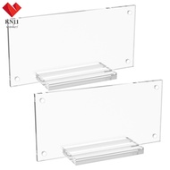 2 Pcs Dollar Bill Frame Acrylic Dollar Bill Holder with Base Double Sided Transparent Ticket Display
