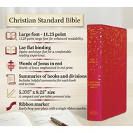 CSB Kids Bible - Pink LeatherTouch (Large Print Edition) - Christian Standard Bible