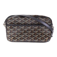 GOYARD 塗層帆布Cap-Vert PM銀扣肩背袋