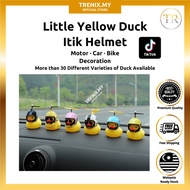 [Ready Stock] Car Motor Decoration Yellow Duck Helmet Itik Kuning Car Interior Decoration Bezza Myvi Axia Toyota Honda