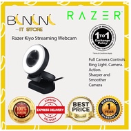 Razer Kiyo Streaming Webcam | 1080p 30FPS / 720p 60FPS | Ring Light w/ Adjustable Brightness | Built