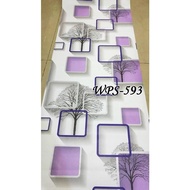 Wallpaper Stiker Dinding Kotak 3D Ungu Pohon WPS 593 Walpaper Walpeper