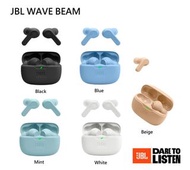 JBL Wave Beam Wireless Earbuds 真無線藍芽耳機，IP54 and IPX2 Waterproofing，Hands-Free Calling，32 Hours Battery Life，100% brand new水貨!