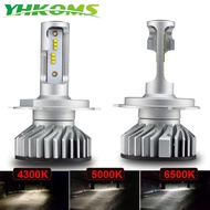 YHKOMS 12000LM H8 H11 Fog lights No Error H7 led canbus H4 LED Lamp H1 H3 H9 9005 HB3 9006 HB4 4300K