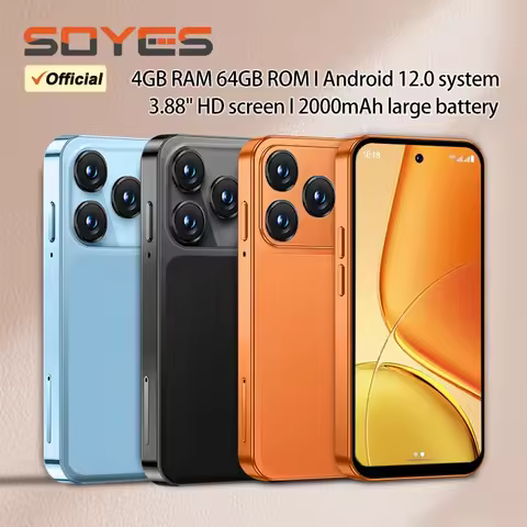 SOYES New XS19 Pro 4G LTE Mini Smartphone 3.88 inches Android 12 System 4GB RAM 64GB ROM Dual SIM St