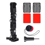 Motorcycle Helmet Mount For Gopro Hero 10 9 8 7 6 5 4 3 Yi osmo Action Sports Camera Mount Full Face Holder Accessories Strap