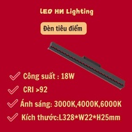 Bộ Đèn Led Rọi Ray Nam Châm Âm Trần Chip OsRam Cao Cấp Bảo Hành 2 Năm