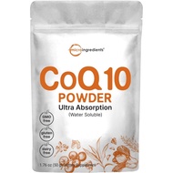 Micro Ingredients Water Soluble COQ10 Supplement (COQ10 200mg Per Serving in Powder) 50 Grams (8 Mon