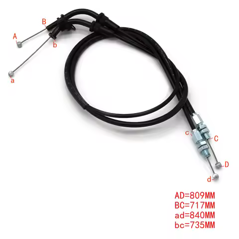 Motorcycle Throttle Cables Lines for Suzuki SV650 SV1000 U U2 K2 K3 K5 A UA K7 58300-16GA0 Clutch Ca